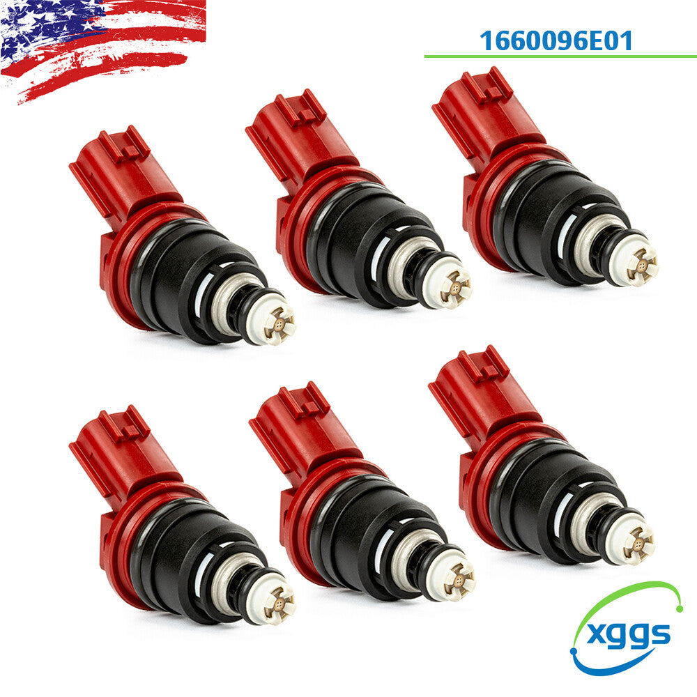 6PCS Fuel Injector Fit for Infiniti I30 96-99 for Nissan Maxima 92-99 1660096E01 F8
