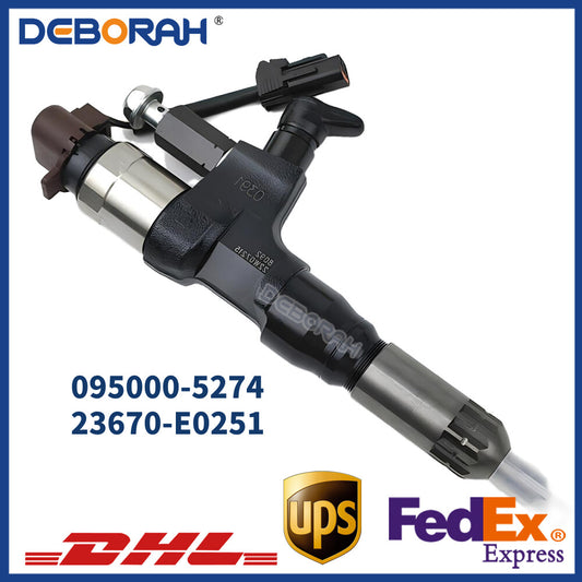 Diesel Common Rail Fuel Injector 095000-5274 23670-E0251 for HINO 500 J08E 7.7D