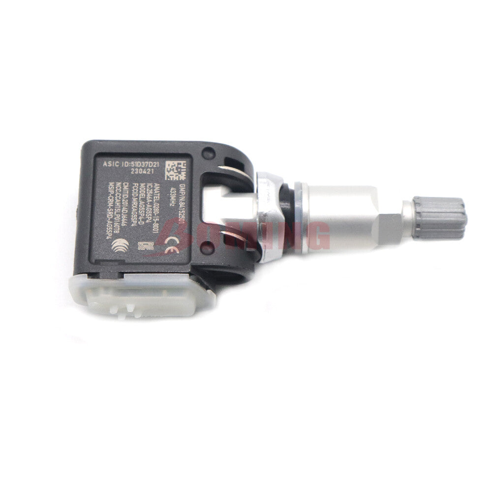 Four new tire pressure TPMS sensors, 84152501, for Chevrolet Silverado for GMC trailers, 433MHz.
