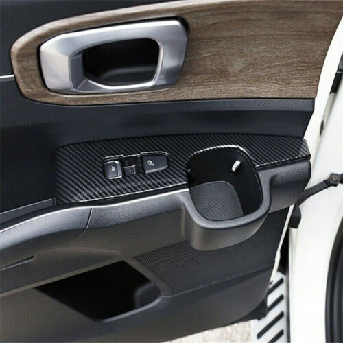 for Kia Sorento 2021-2023 Carbon ABS Glass Window Lift Switch Panel Cover Trim
