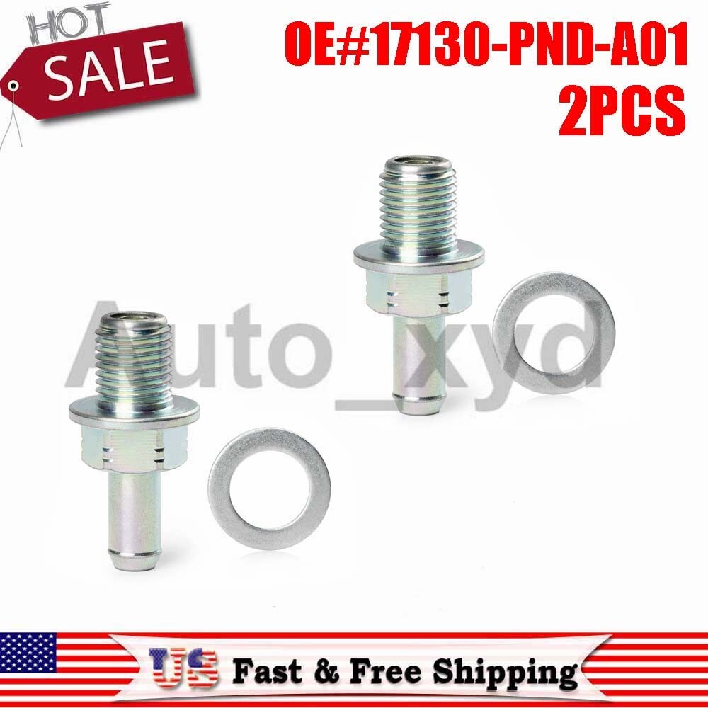2 PCV valve trains with WASHER 17130-PND-A01 for Honda Fit Accord for Civic 94109-14000