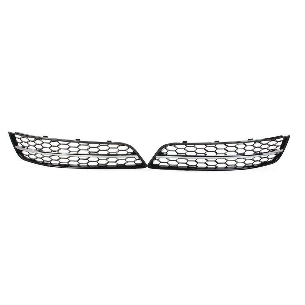 2x Front Bumper Honeycomb Fog Light Grille Cover for Audi A3 8P 2009-2013