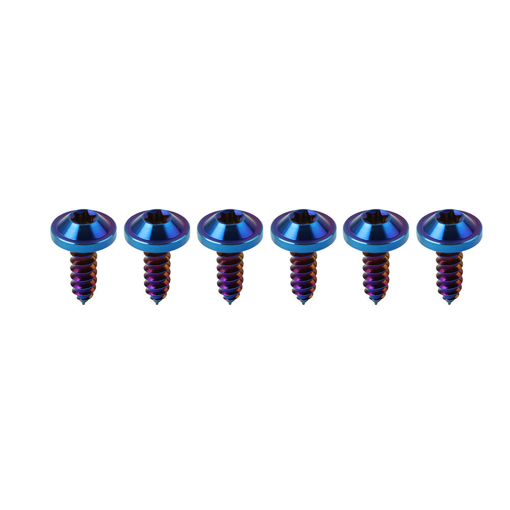 6pcs Bolts Truss Torx Head Self Tapping Screws M5x15mm Fastener