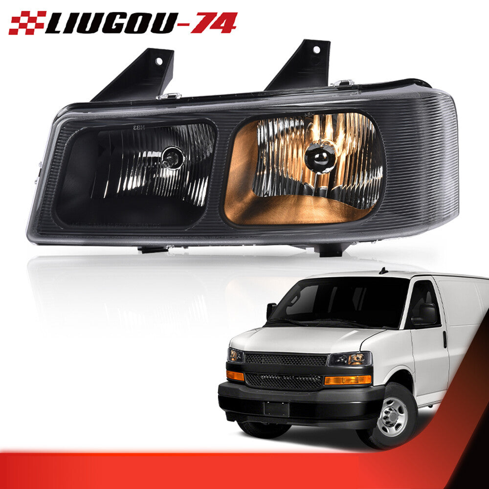 Suitable for 03-19 for Chevrolet Express for GMC Savana Van headlights (LH, driver's side).