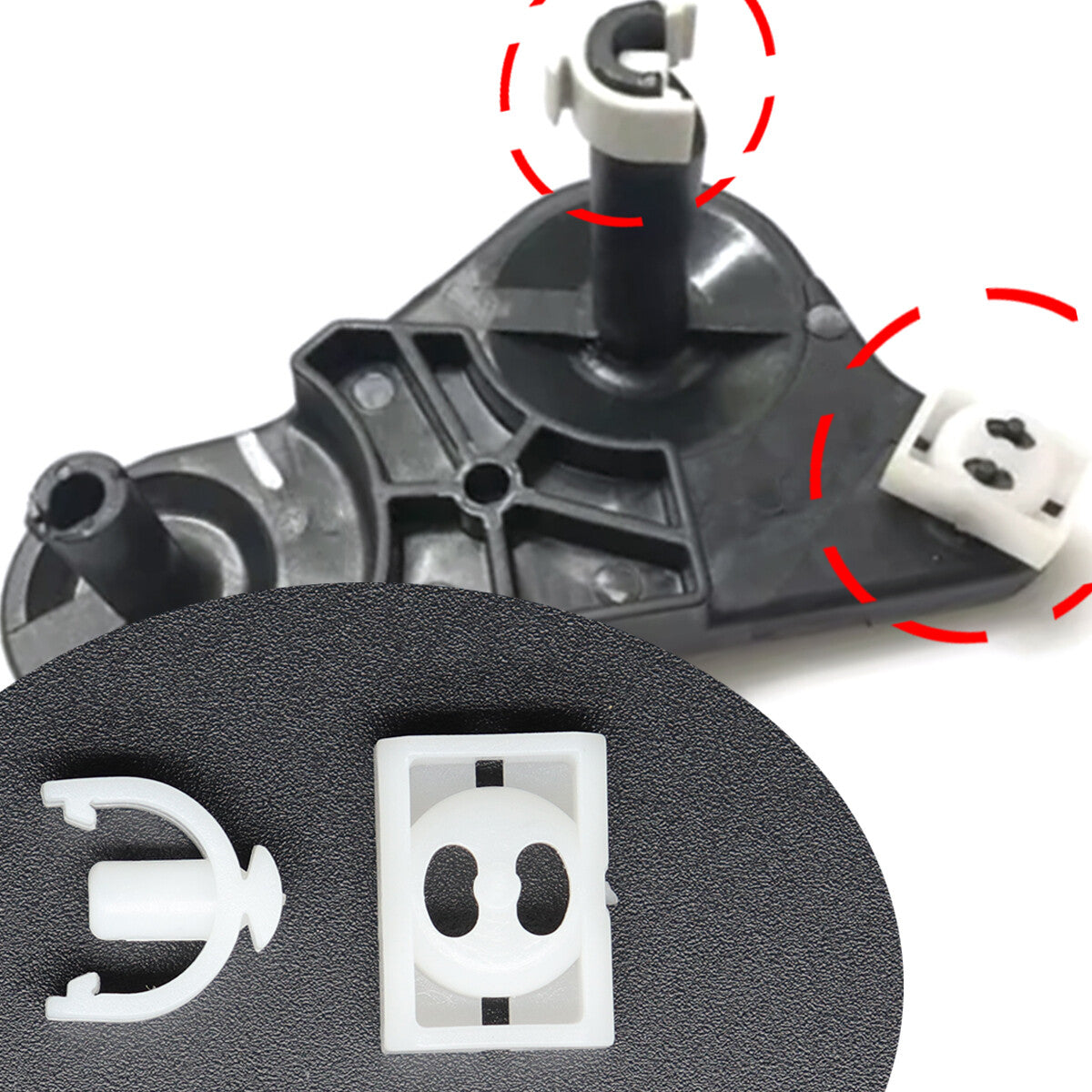 for VW CC Eos 1F UP! Selector Relay lever Mechanism Sliding Shoe Securing Clip