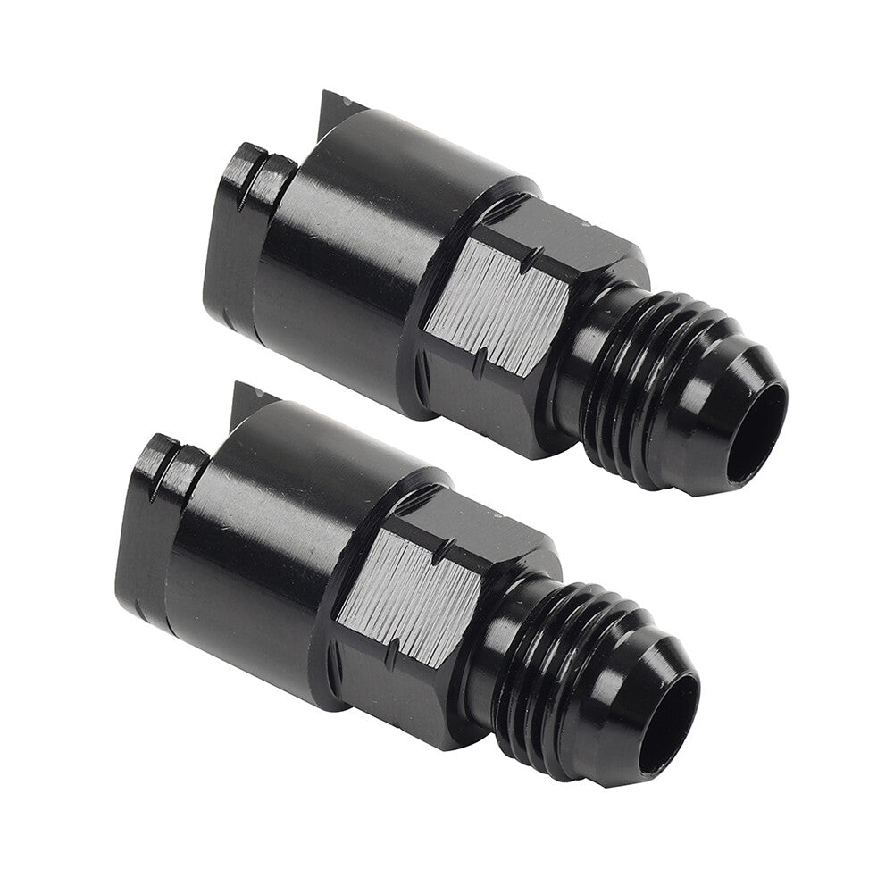6AN Male to 5/16 Quick Disconnect EFI Fuel Rail Adapter Fitting For GM LS