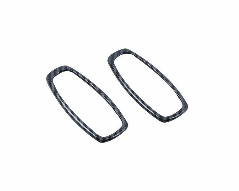 Rear Reading Lamp Frame Cover Trim 2PCS for Kia Carnival 2022-2023 Carbon Fiber
