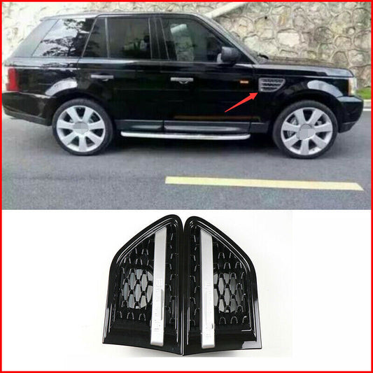 2P for Land Rover Range Sport 2006-2013 Black Front Side Door Fender Cover Trim