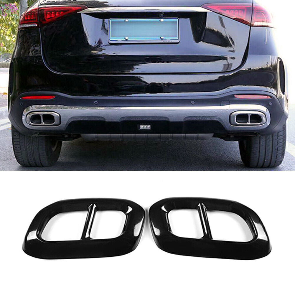 Exhaust Muffler Pipe Tip Tailpipe Cover for Benz GLC GLE GLS X253 W167 2020-2022