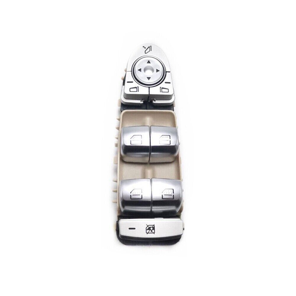 for Benz E-Class W213 4Door 2017-2020 LHD Beige Left Master Power Window Switch