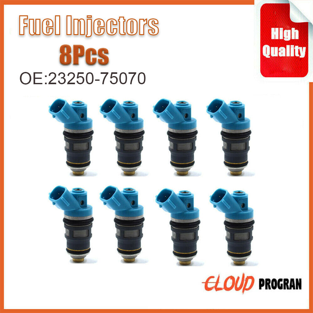 8x 23250-75070 for Toyota Hilux RZN14 Hiace RZH1 Dyna RZY2 1RZE Fuel Injector