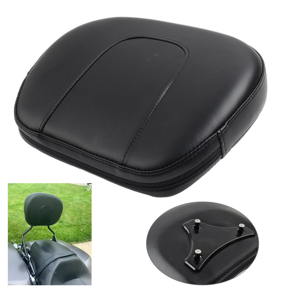 Passenger Sissy Bar Backrest Pad Bracket fits for Harley Touring Electra Street