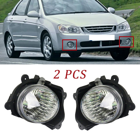 ?? 2PC Front Bumper Grille Signal fog Lamp LH+RH for Kia Cerato 2005 2006 ??