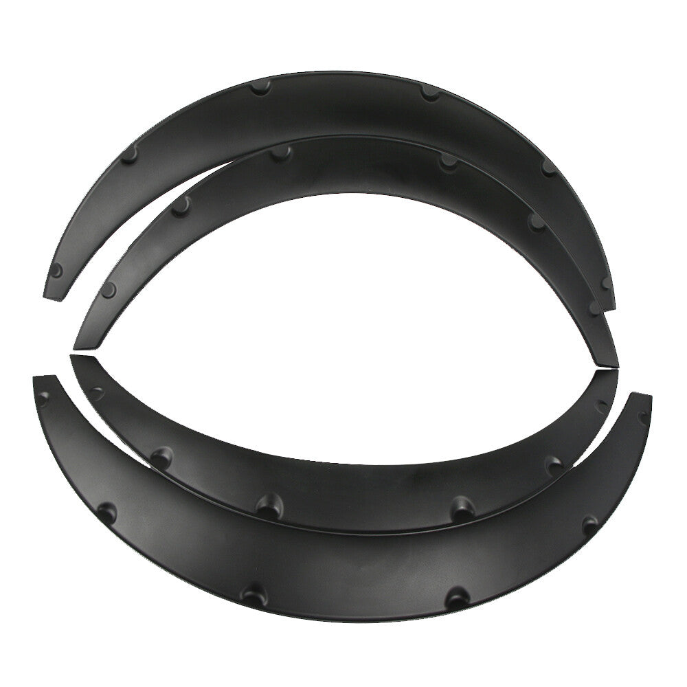 4x Fender Flares Extra Wide Body Wheel Arches Universal Flexible Car