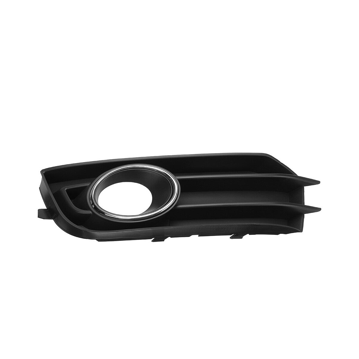 Suitable for Audi A1 2010 - 2014 FOG LIGHT GRILLE FRONT BUMPER, left fog grille with chrome trim.