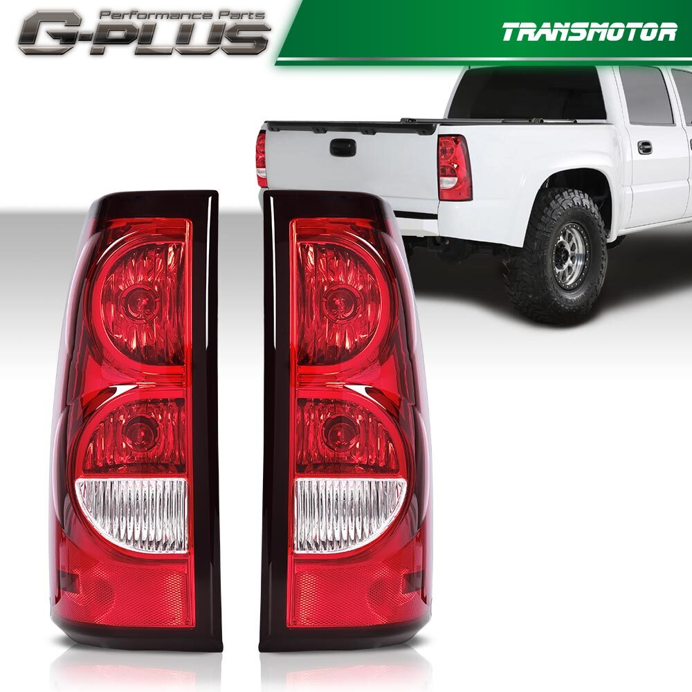 Red taillights and brake lights are suitable for 2003-2006 for Chevrolet Silverado 1500, 2500, 3500 HD