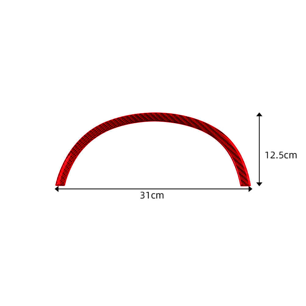 Red Carbon Fiber Dashboard Uper Strip Cover for BMW X3 E83 2004-2010 Accessories