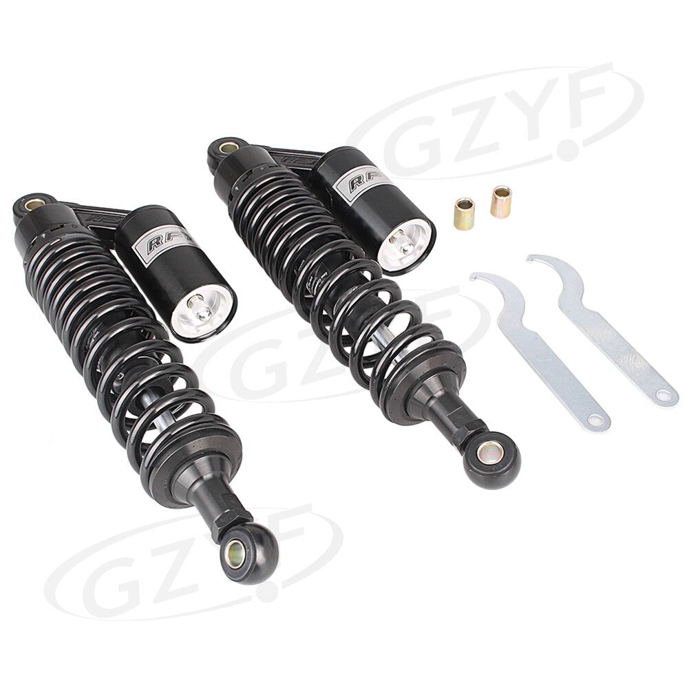 320mm Rear Gas Shock Absorber Damper Suspension Black Fit for Motorcyce Pair US