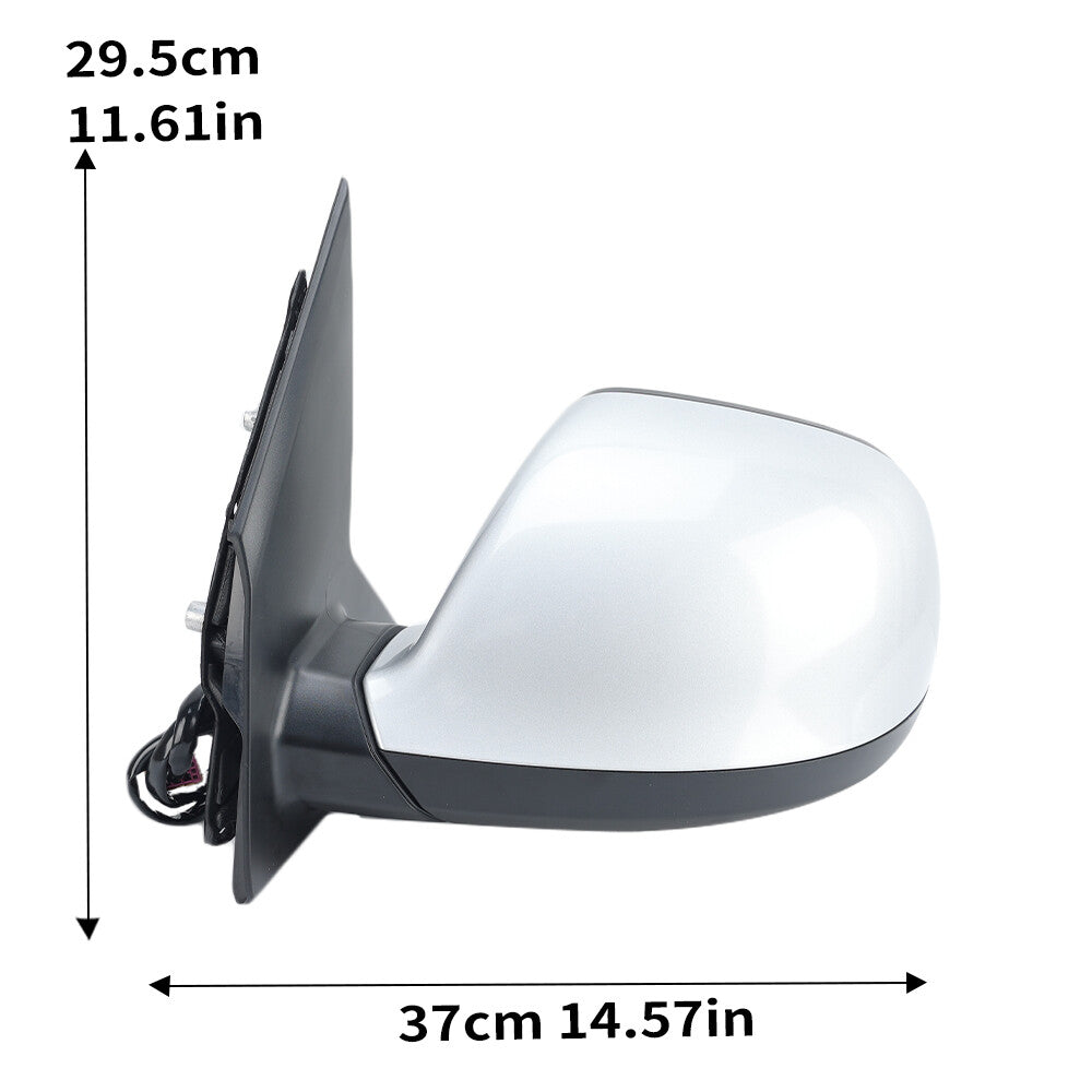 F¨¹r for VW T6 Transporter 2015-2024 Au?enspiegel R¨¹ckspiegel Silber Links 7 Draht