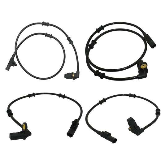 4pcs ABS Wheel Speed Sensor for Mercedes-Benz ML350 ML500 2003-2005 Front Rear