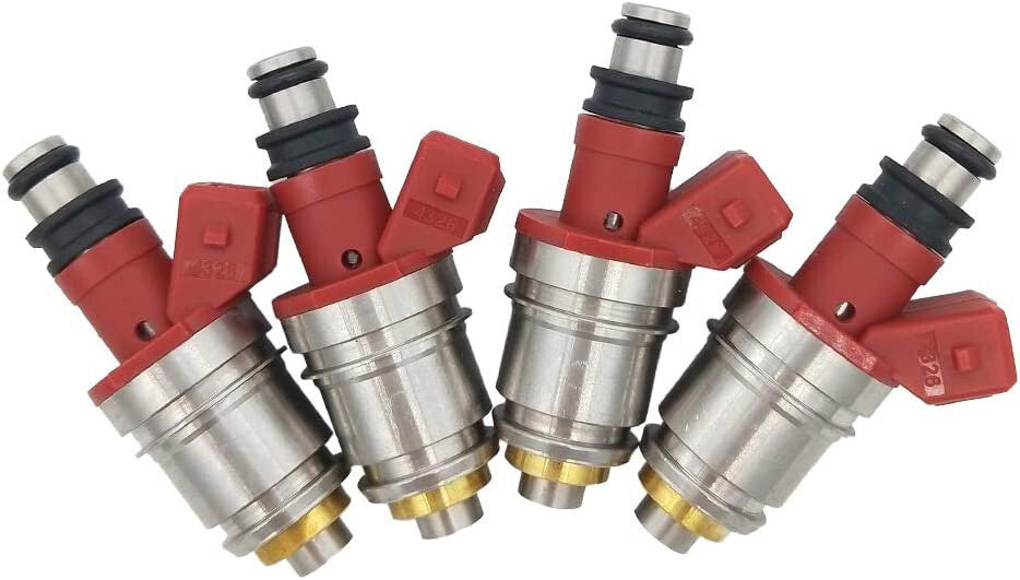 Set of 4 Fuel Injectors JS21-1 for Nissan D21 90-94 Pickup 1995 2.4L 16600-86G00