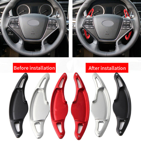 Steering Wheel Shift paddle Gear Shifter Extension Alloy Fit for Hyundai Sonata 9