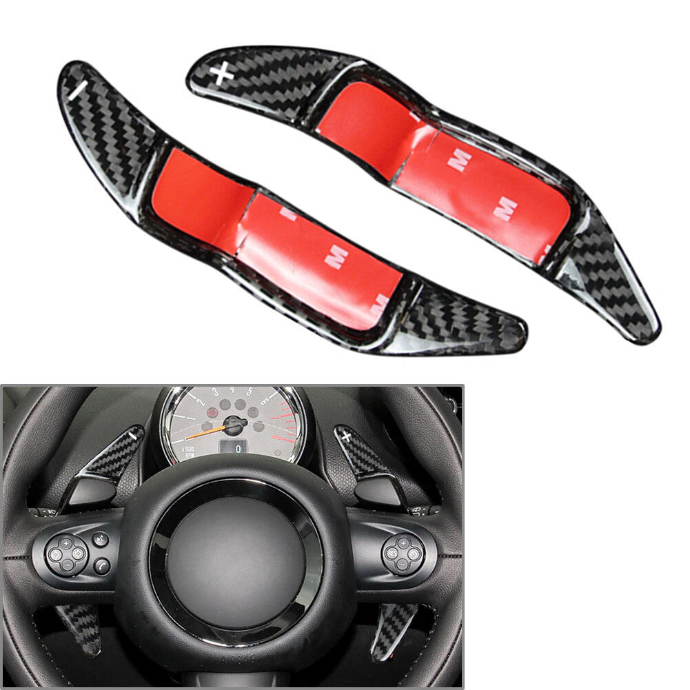 Lenkradschaltwippe f¨¹r for Mini R55 R56 R57 R58 R59 R60 Kohlefaser schwarz