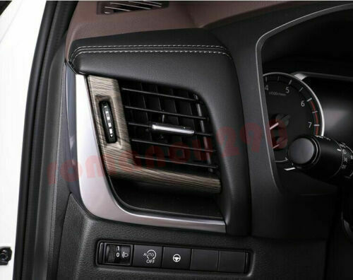 for Nissan Rogue 2021-2022 Wood Grain ABS Center Console Air Outlet Cover Trim