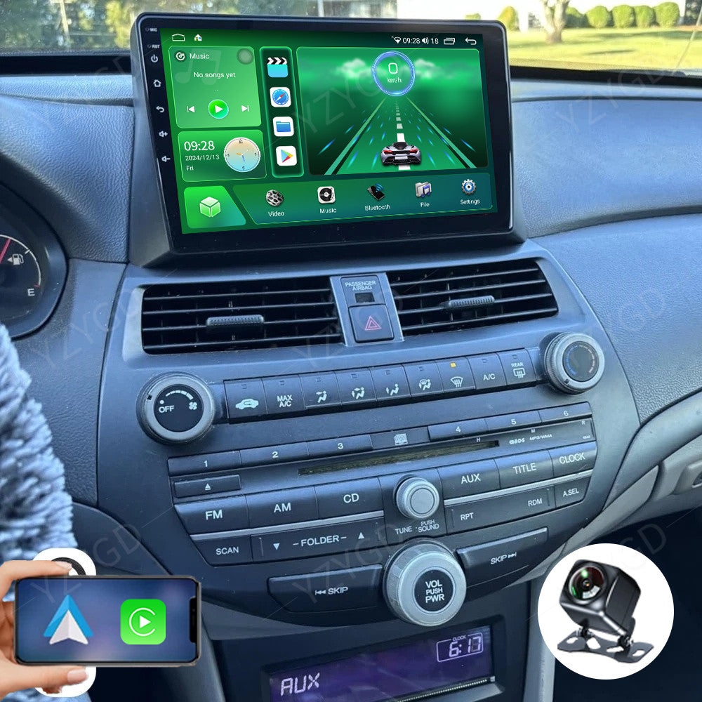 for Honda for Accord 2008-2013 Android Auto Carplay Car Radio Stereo GPS Navi Screen