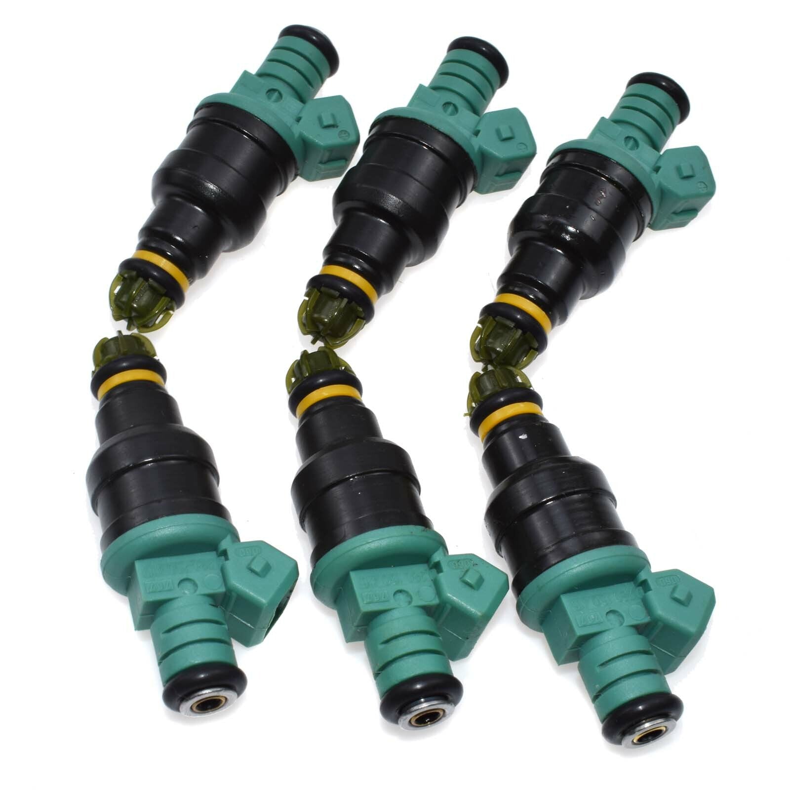 6 fuel injectors, 18 lbs, for BMW 325i, 325i, 525is. Contact: 0280150415, 13641730060