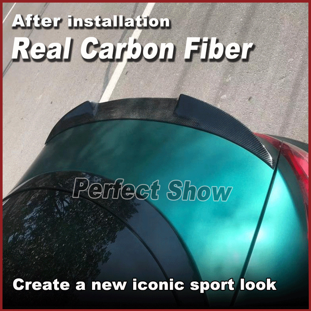 Carbon Fiber Car Rear Trunk Spoiler Wing Fit for Volkswagen for VW CC Sedan 2013-18