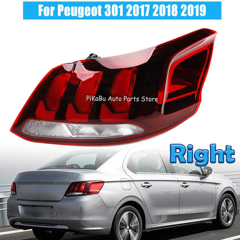 Right Tail Light Rear Brake Lamp Turn Signal Lamp for Peugeot 301 2017-2019
