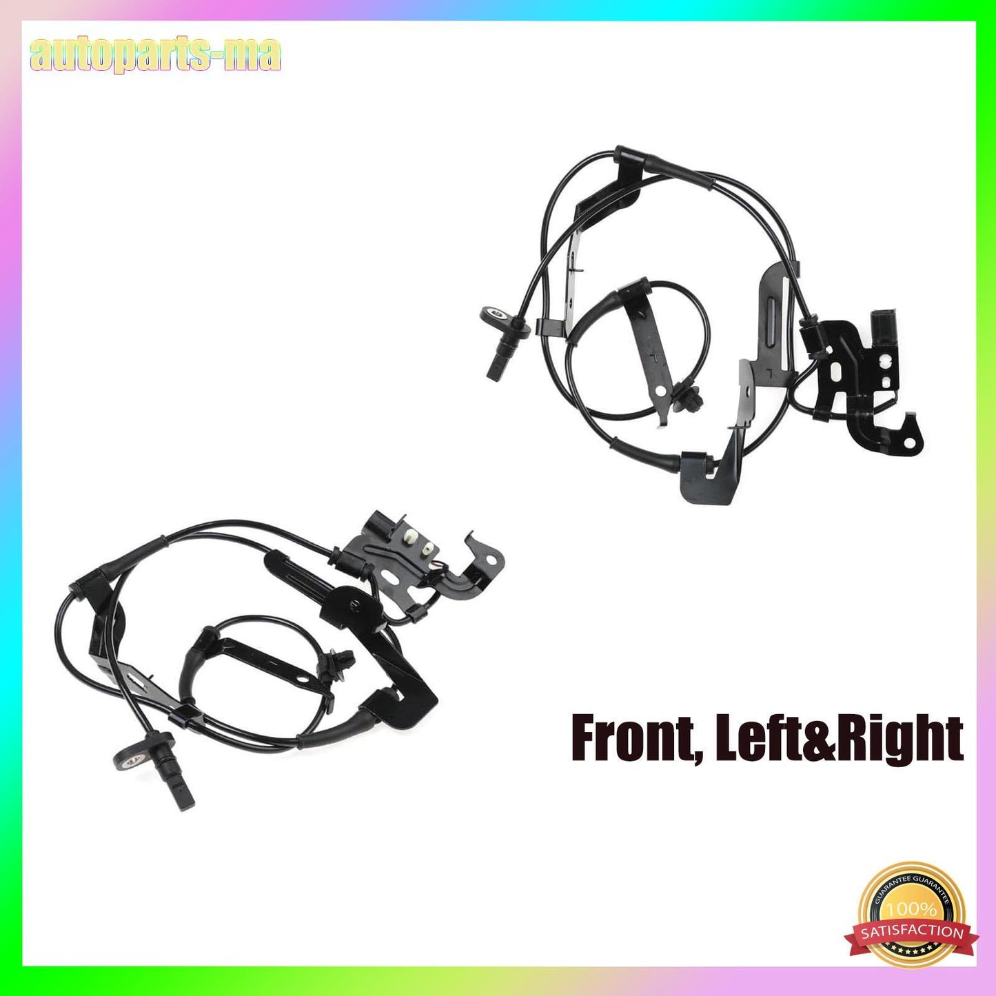 2x Front LR ABS Wheel Speed Sensor DB392C205BD DB392C204BD for Ford Ranger