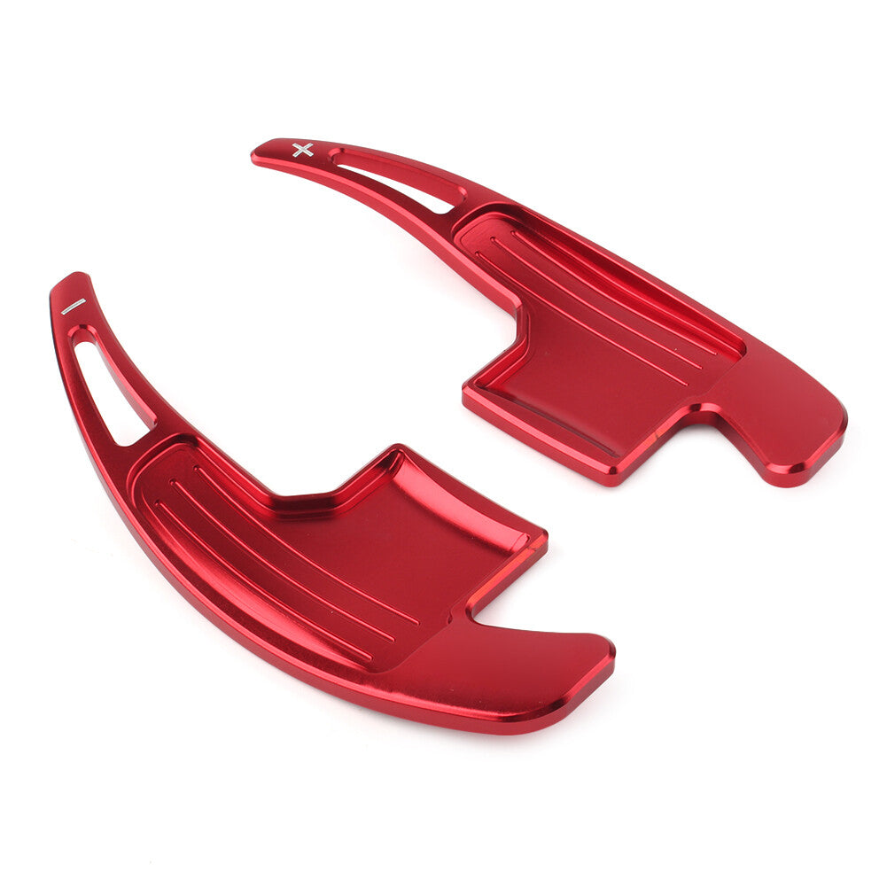 Steering Wheel Shift Shifter Paddle Extension For 2015-21 2020 for Ford for Mustang Red