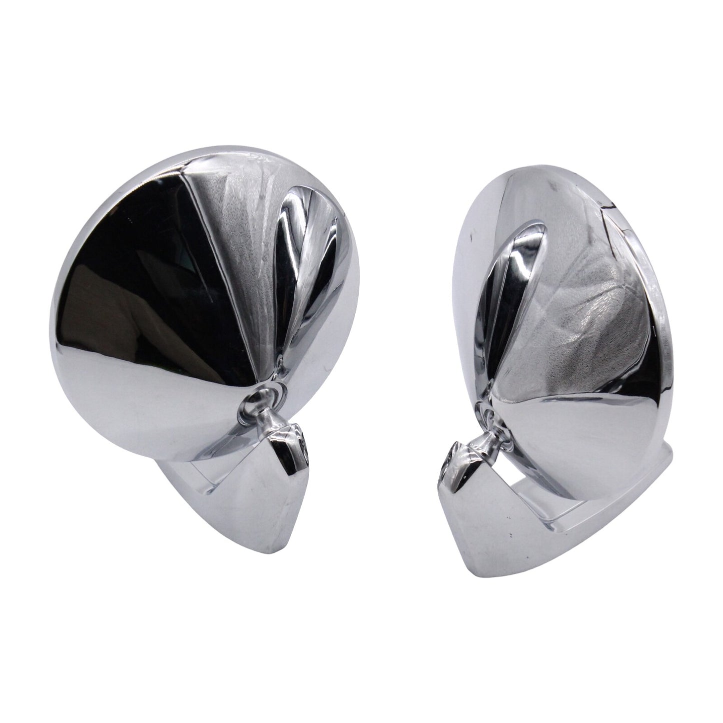 2 x Chrome Door Mirrors Outside Exterior Rearview For 1966-1975 for Dodge for Plymouth