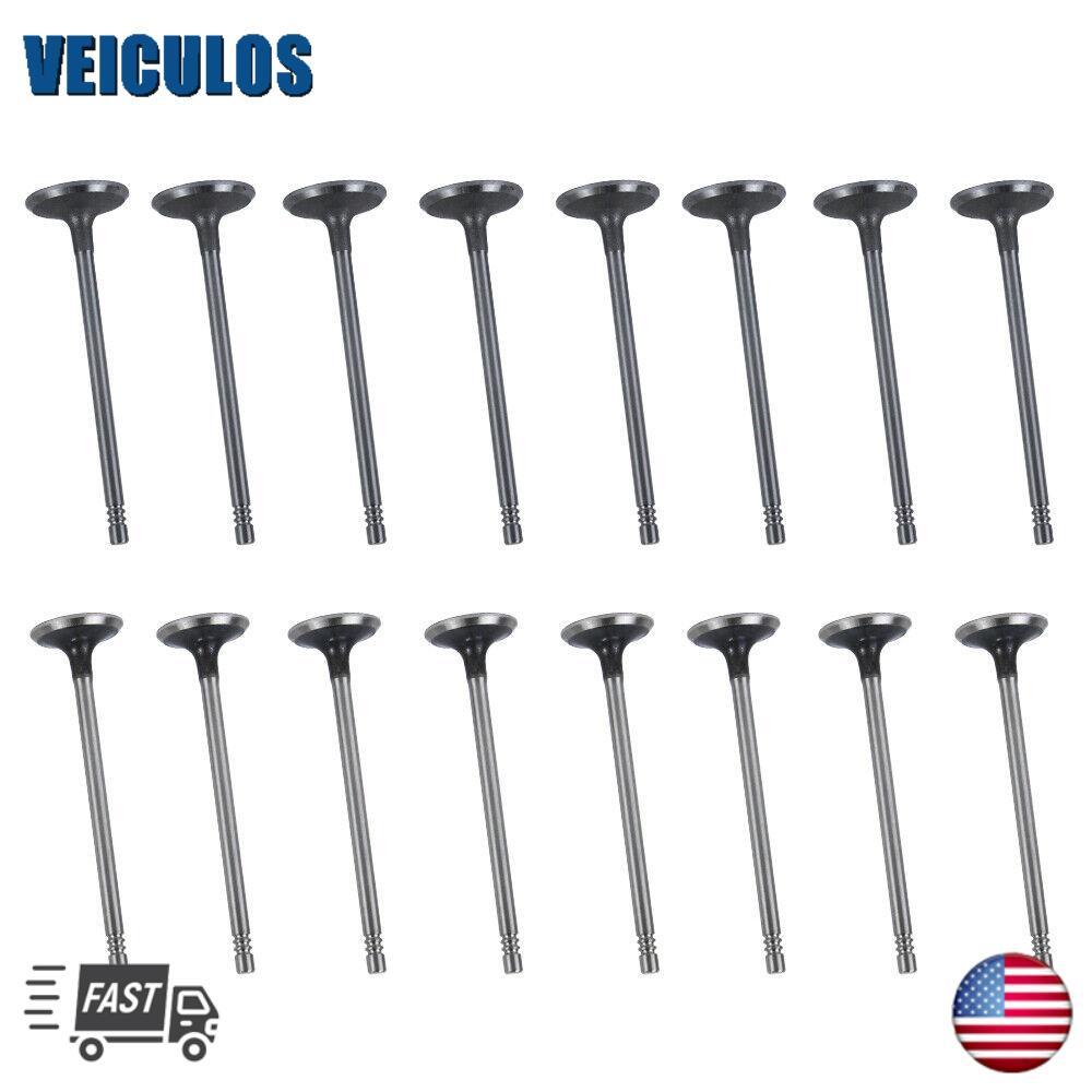 16PCS Intake Exhaust Valves Set For 2011-2019 for Buick for Cadillac for Chevrolet 1.4L DOHC