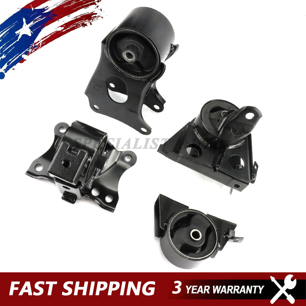 4x Engine Motor Trans Mount Fits for Nissan X-Trail 2.5L Auto Trans 2002-2007