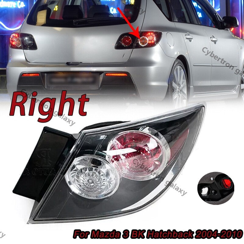 Right Side Rear Brake Lamp Outside Tail Light for Mazda 3 BK Hatchback 2004-2010