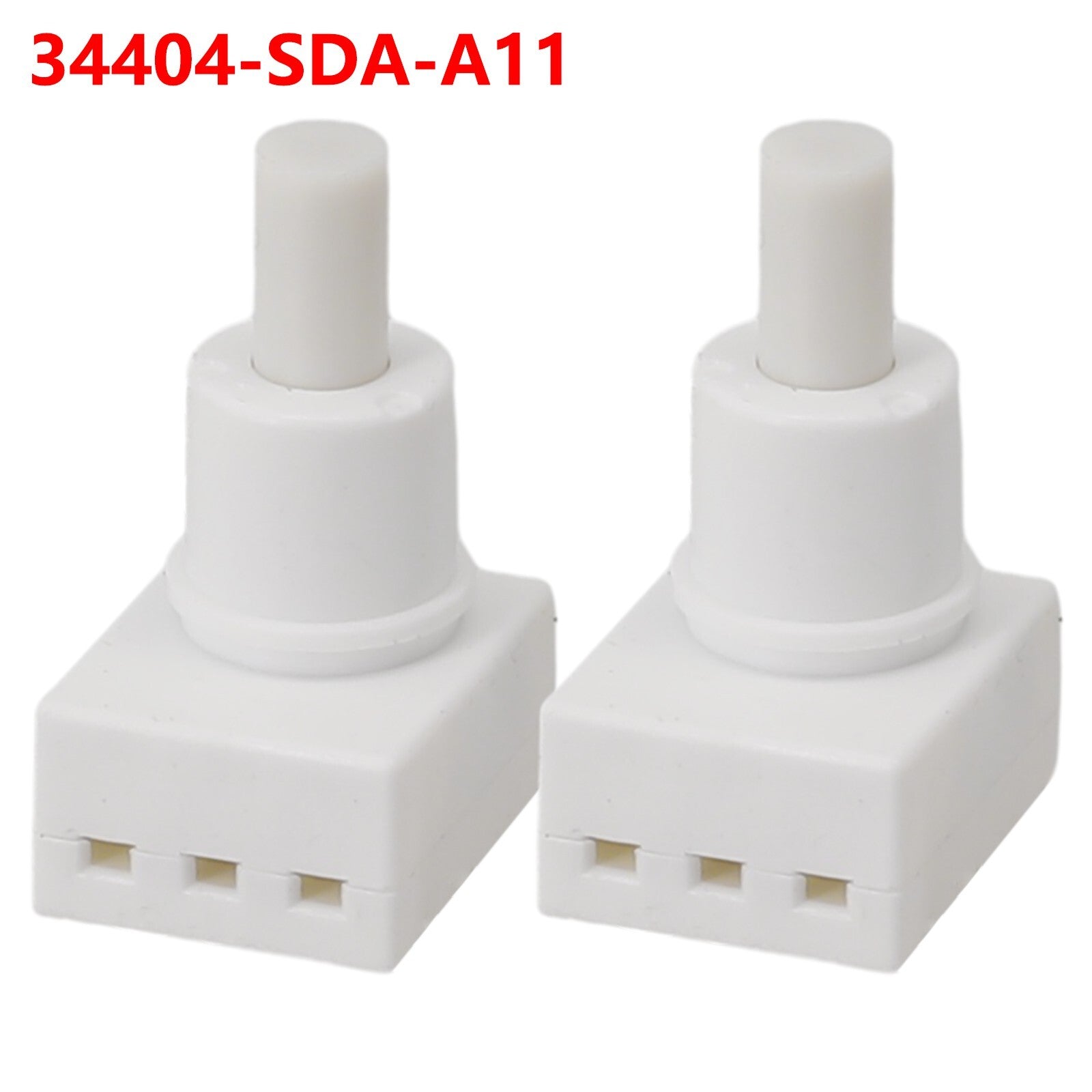2Pcs Car Interior Dome Reading Light Map Lamp Switch Button for HONDA ABS New