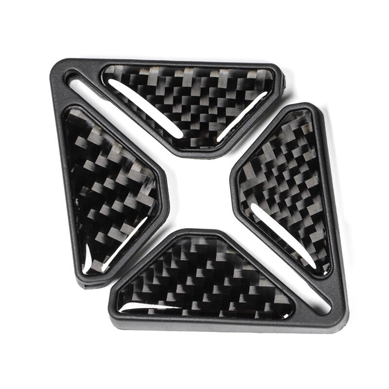 Carbon Fiber Look Sticker Car Door Angle Corner Protector Anti Collision Kit