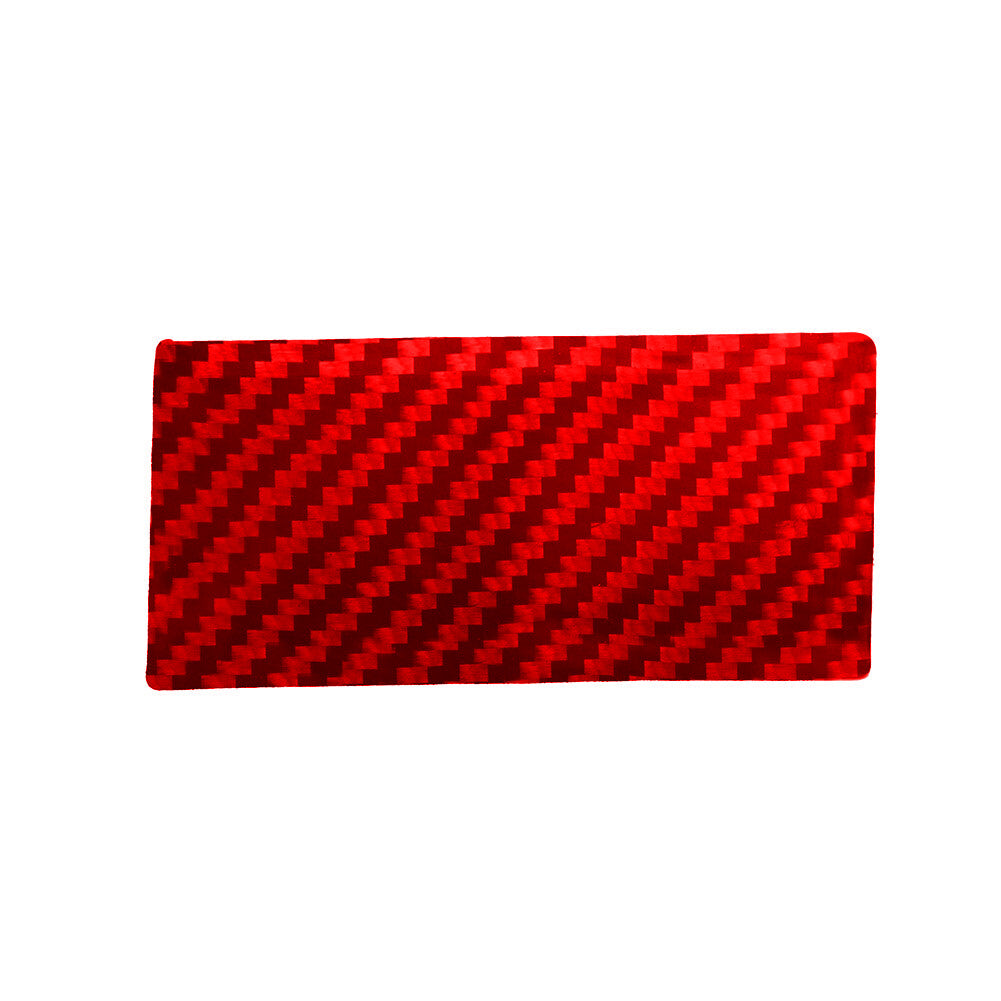 Red Carbon Fiber Passenger Glove Box Handle Cover Trim for Chrysler 200 2011-14