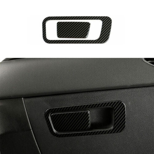 for Hyundai Sonata 2020-2023 Carbon ABS for Co -Pilot Storage Box Handle Cover Trims