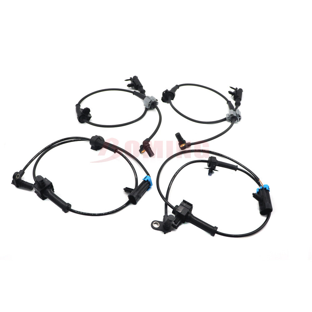Set of 4 New ABS Wheel Speed Sensors for Cadillac for Chevy Suburban Tahoe for GMC for Yukon