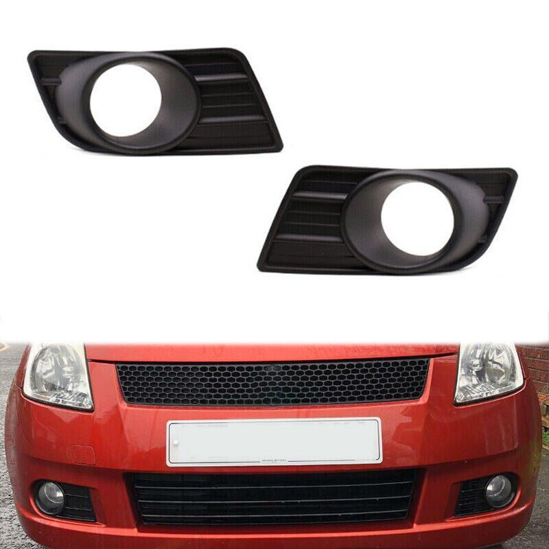1 Pair New Front Fog Light Bezel Frame Trim Cover for Suzuki for Swift 2007-2010