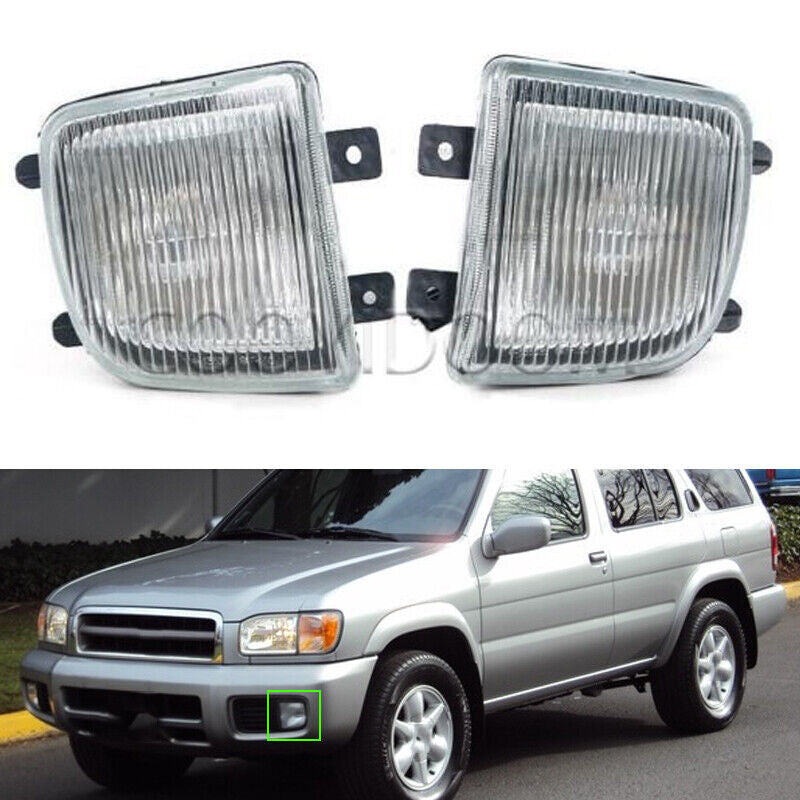 for Nissan Pathfinder 1999-2003 2004 Pair Front bumper Fog Lamp Driving Lamp