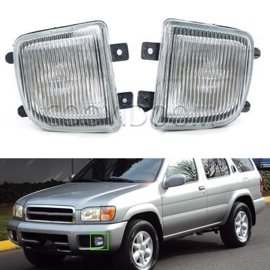 for Nissan Pathfinder 1999-2003 2004 Pair Front bumper Fog Lamp Driving Lamp
