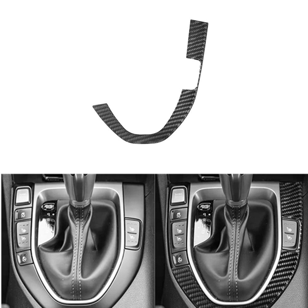Carbon fiber gear shift trim cover for Hyundai for Veloster JS 2019 - 2022