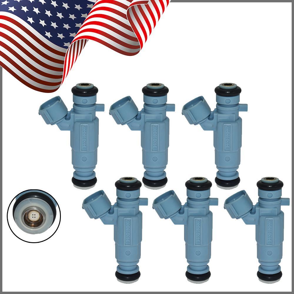 Set of 6 Fuel Injector for Hyundai Santa Fe for Kia Sorento 2003-2006 Sedona V6 3.5L