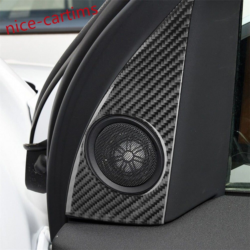 Carbon Fiber Front A Pillar Speaker Cover for Land Rover Discovery Sport 2015-19