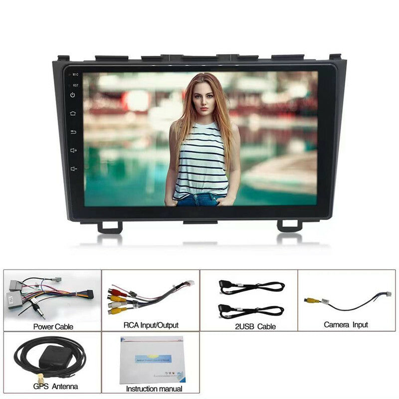 Android 9.1 Car 9inch Radio Multimedia Video Player For 07-11 CRV Navigation GPS